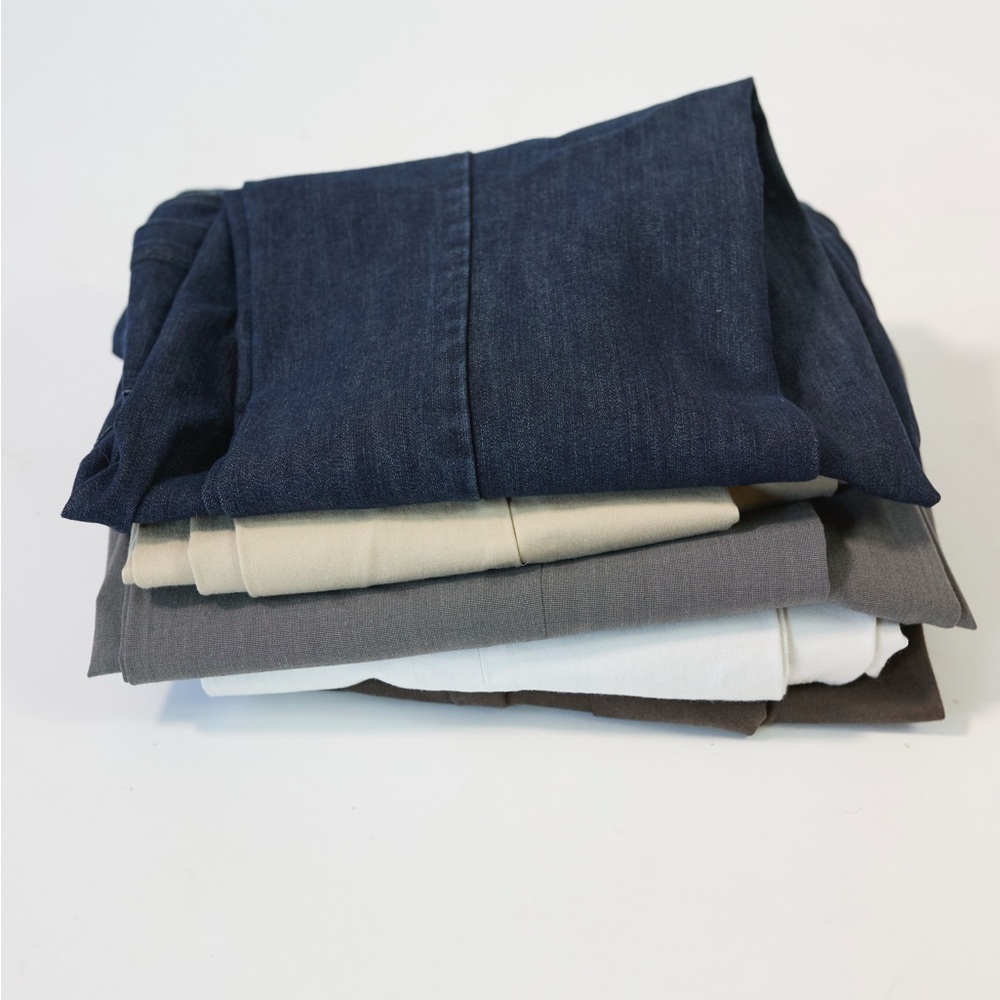 Coldwater Creek Women's Straight Leg Jeans - Blue, Gray, White, Brown bundle